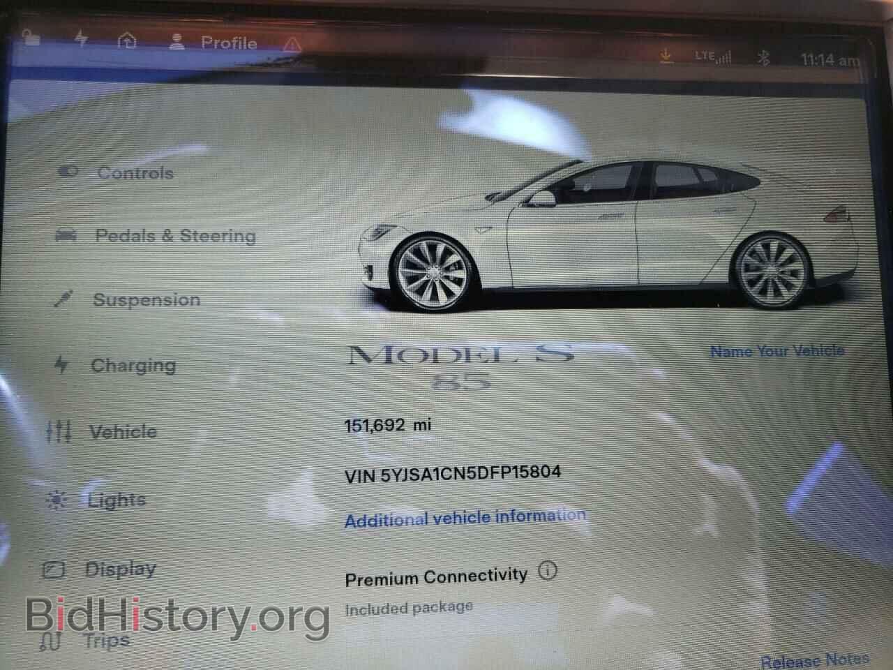 2013 TESLA MODEL S - VIN: 5YJSA1CN5DFP15804 - Фото 9