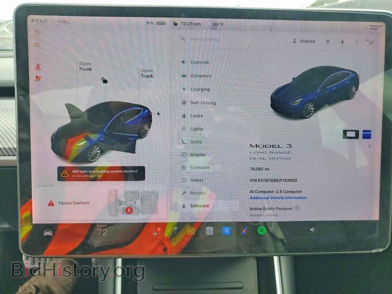 2018 TESLA MODEL 3 - VIN: 5YJ3E1EB6JF133900 - Photo 9