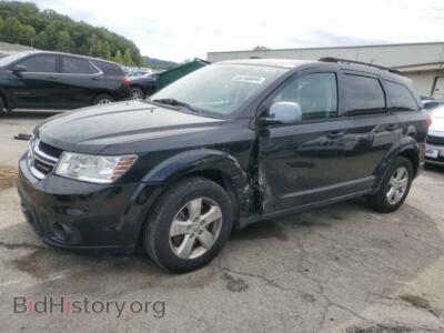 2012 Dodge JOURNEY SXT, черный — VIN 3C4PDCBB6CT394968, Copart