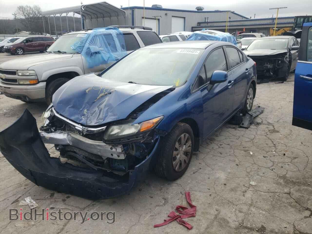 2012 HONDA CIVIC - VIN: 2HGFB2F56CH511104 - Фото 2
