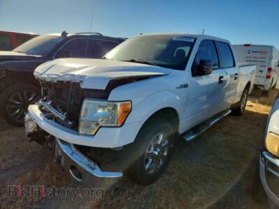 2013 Ford F150 Supercrew, white — VIN 1FTFW1CF6DKF21474, Copart