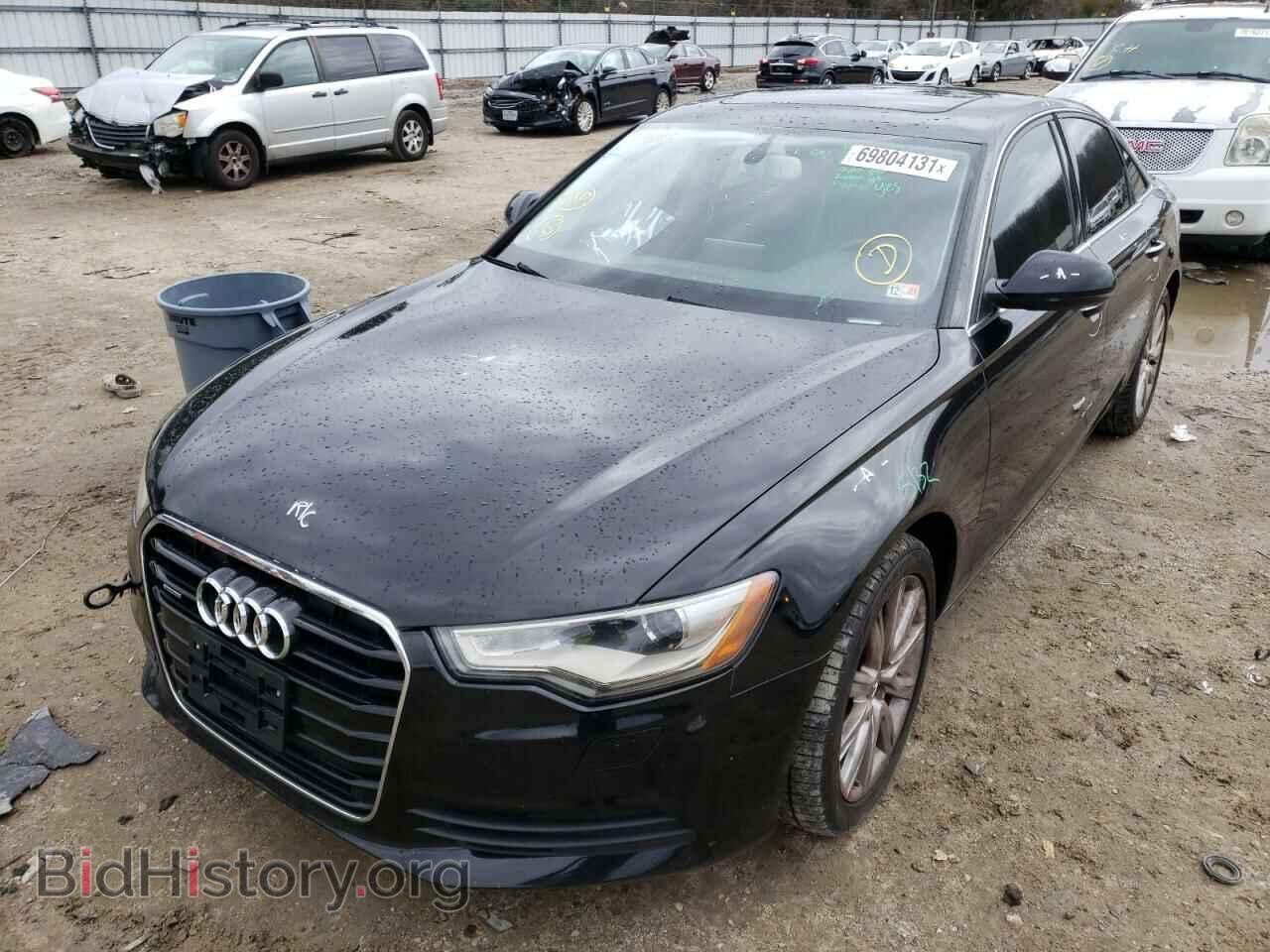 2013 AUDI A6 - VIN: WAUGFAFC8DN121918 - Фото 2