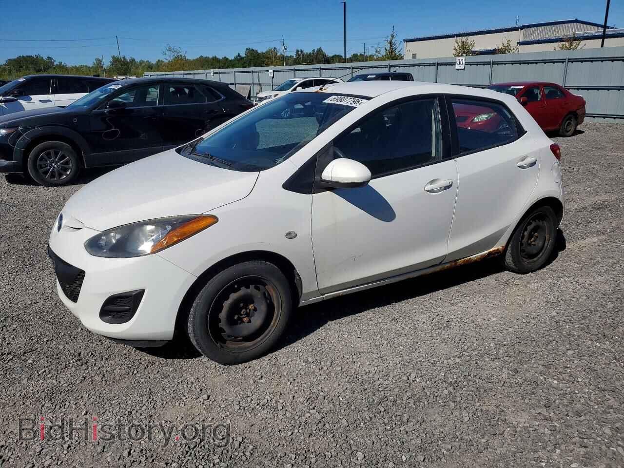 2013 Mazda 2 (VIN JM1DE1KY1D0156923) — photo 1 of 13, Copart, damage: partial repair