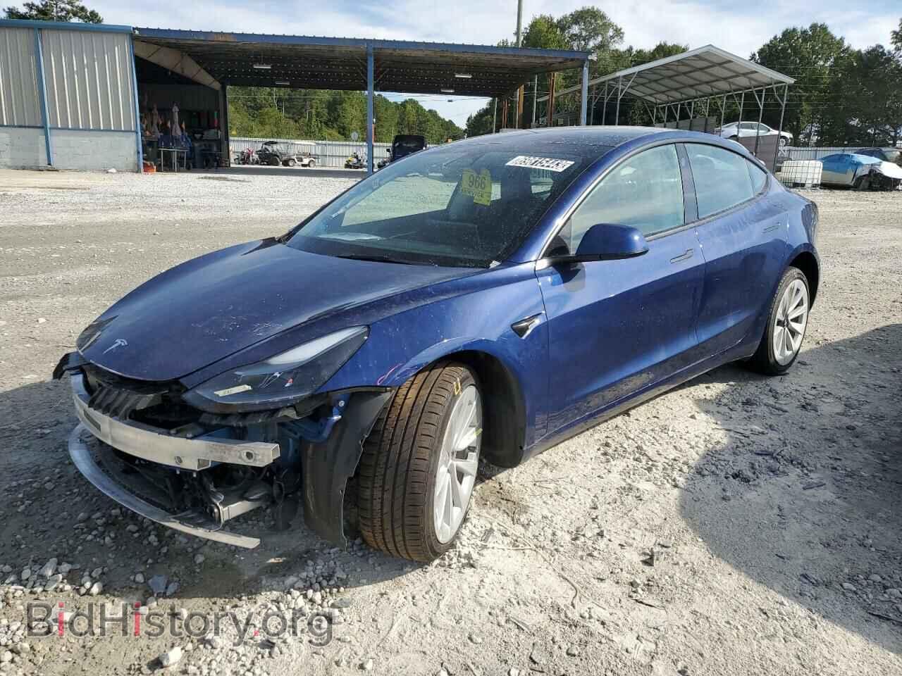 Photo 5YJ3E1EA7NF289893 - TESLA MODEL 3 2022