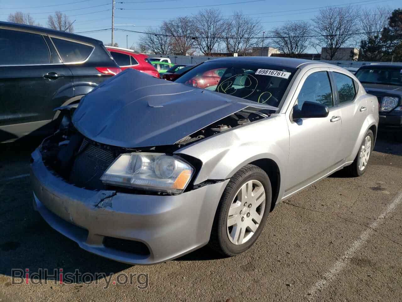 2014 DODGE AVENGER - VIN: 1C3CDZAB7EN160025 - Фото 2