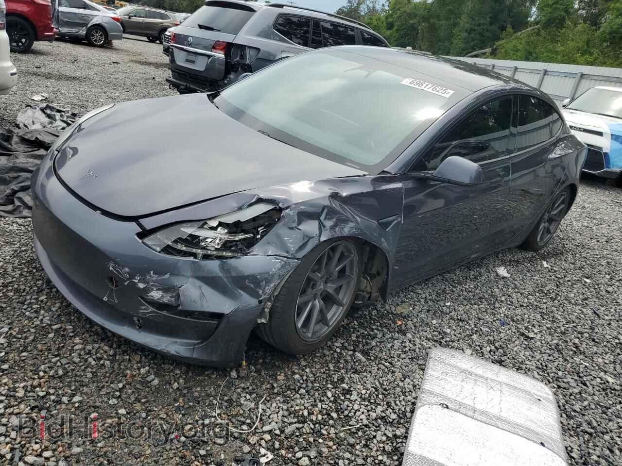 Photo 5YJ3E1EA9MF985640 - TESLA MODEL 3 2021