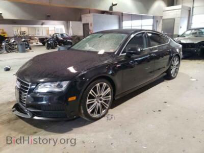 2012 Audi A7 A7 Prestig, black — VIN WAUSGAFC7CN006541, Copart