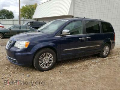 2015 Chrysler MINIVAN Town & COU, синий — VIN 2C4RC1CG3FR674090, Copart