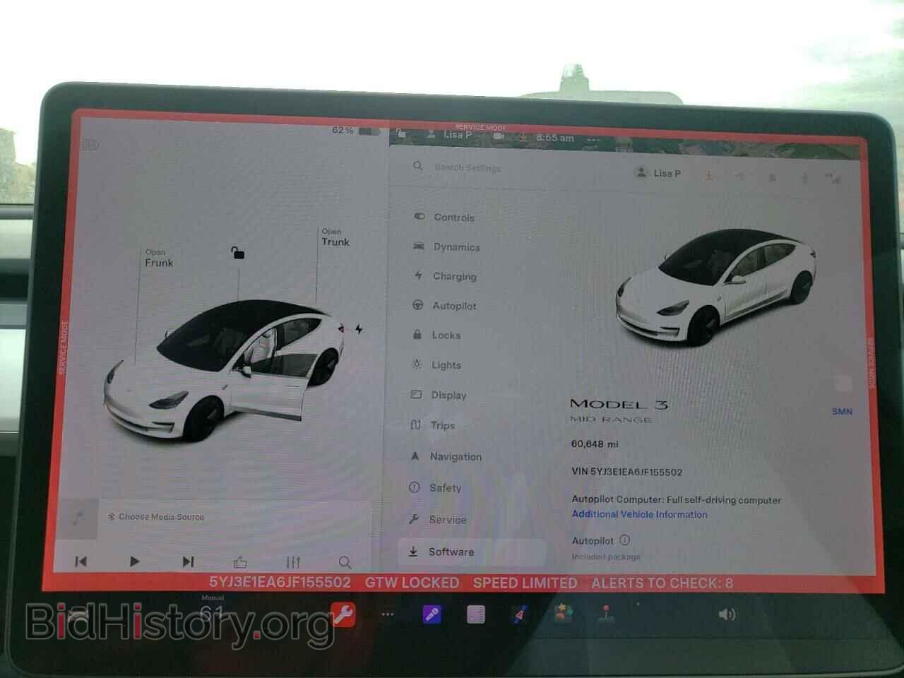 2018 TESLA MODEL 3 - VIN: 5YJ3E1EA6JF155502 - Фото 9