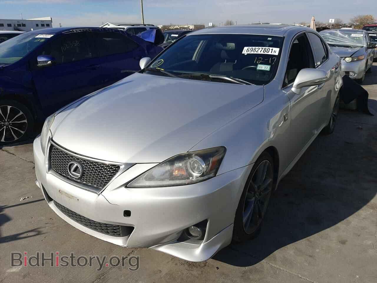 2012 LEXUS IS - VIN: JTHBF5C28C5165107 - Фото 2