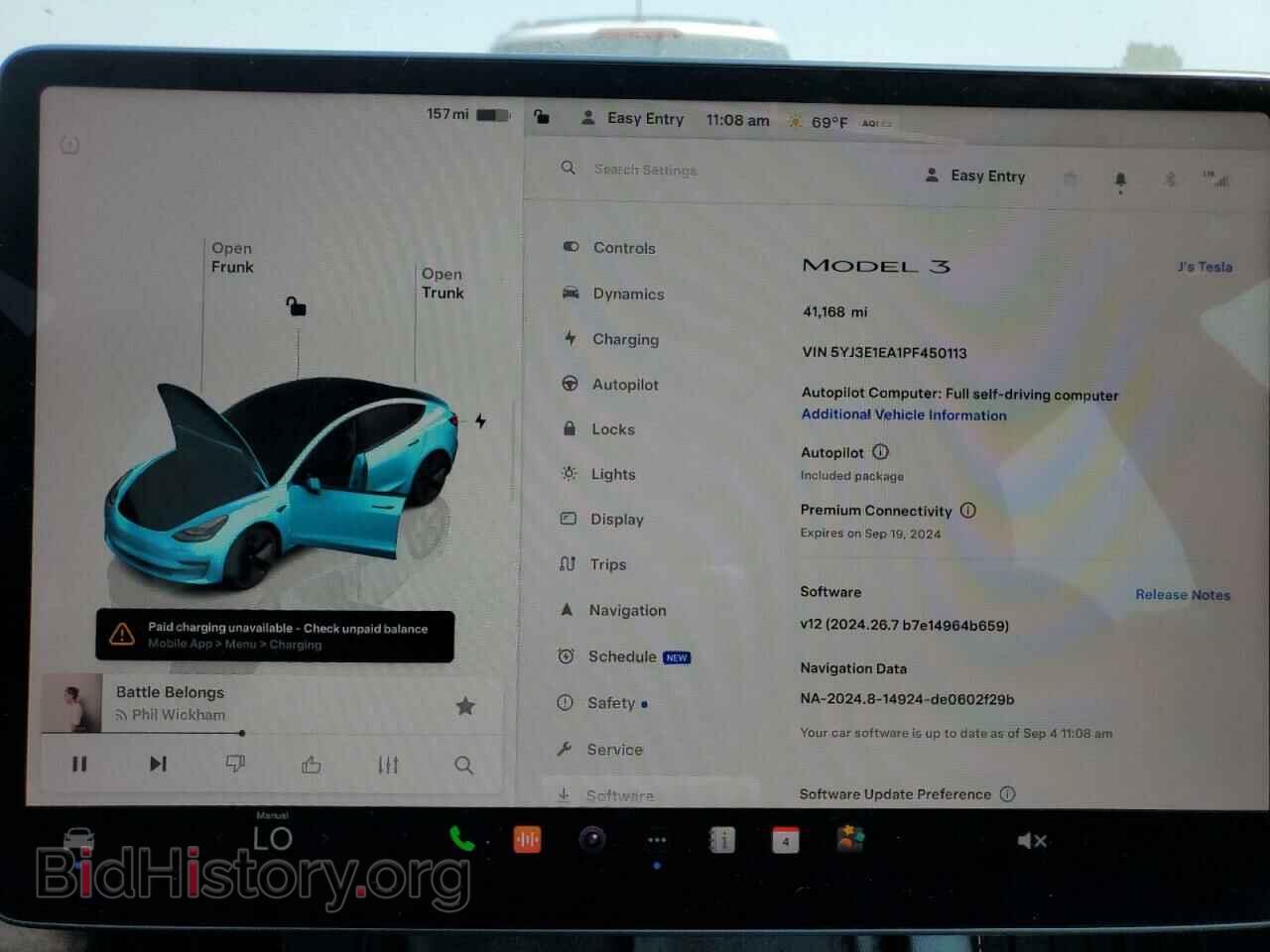2023 TESLA MODEL 3 - VIN: 5YJ3E1EA1PF450113 - Фото 9