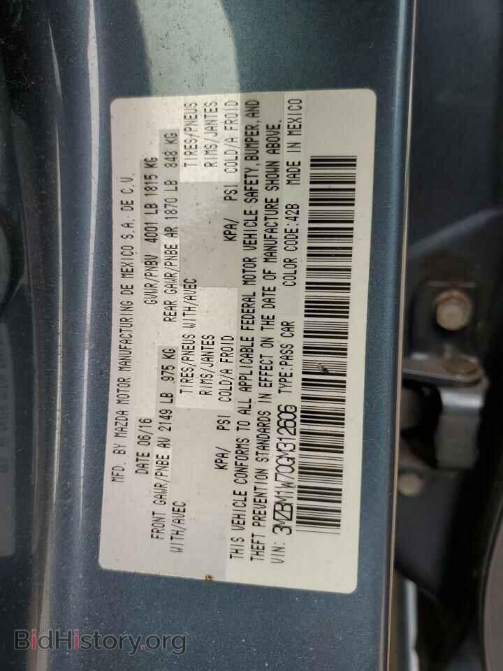 2016 MAZDA 3 - VIN: 3MZBM1W70GM312606 - Фото 13