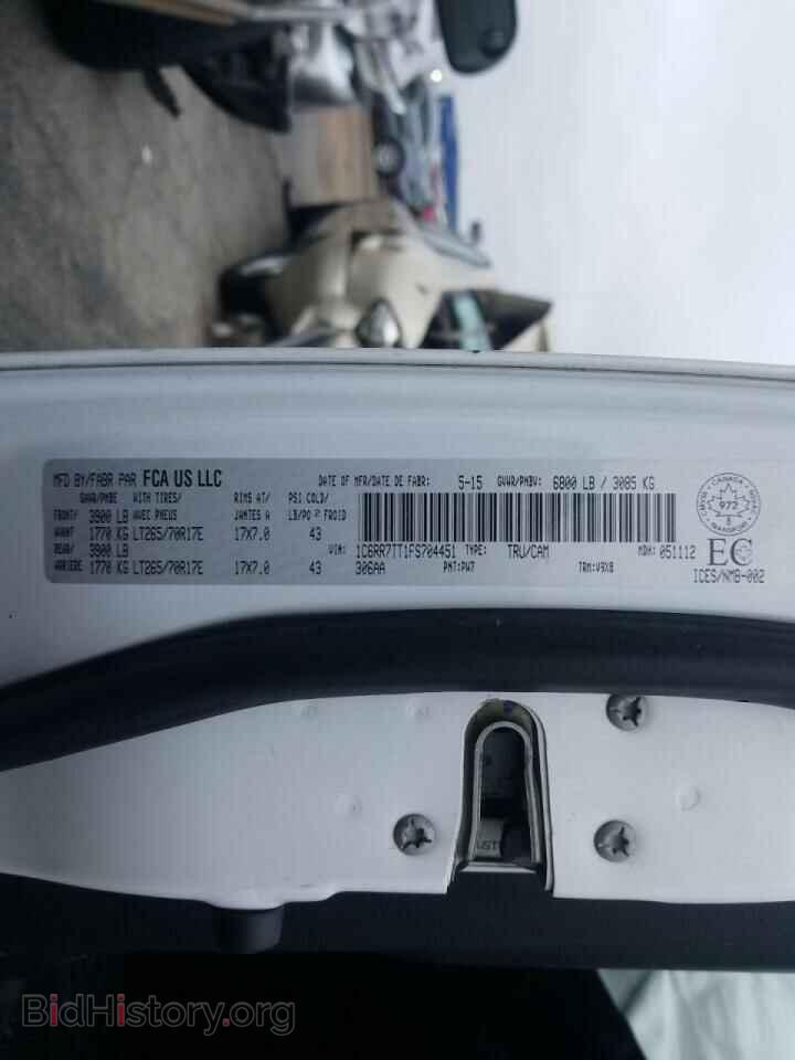 2015 RAM 1500 - VIN: 1C6RR7TT1FS704451 - Фото 10