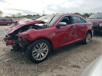2013 Ford TAURUS Limited, темно-бордовый — VIN 1FAHP2F80DG168988, Copart