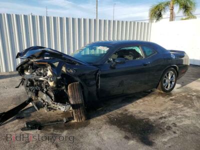 2023 Dodge CHALLENGER SXT, черный — VIN 2C3CDZGG2PH689509, Copart