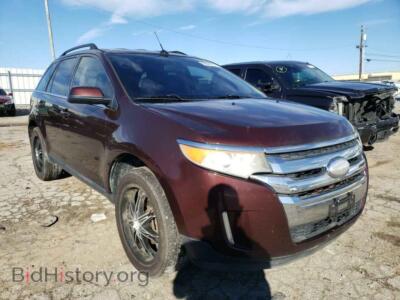 2012 Ford EDGE Edge Limit, burgundy — VIN 2FMDK4KC6CBA16468, Copart
