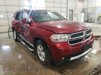 2013 Dodge DURANGO Durango CR, maroon — VIN 1C4RDJDG2DC674843, Copart