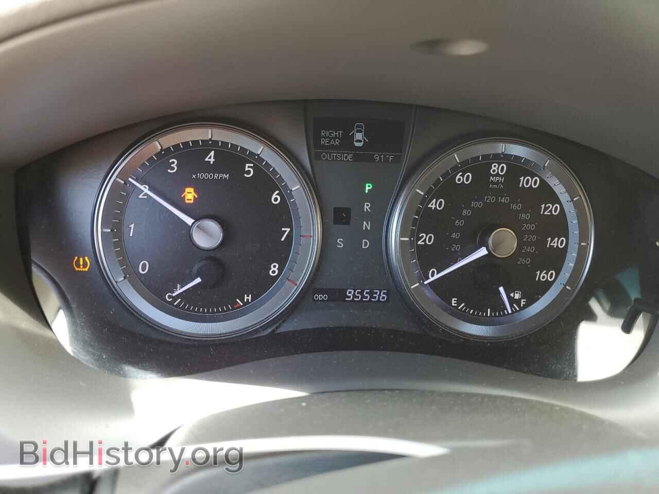 2012 LEXUS ES350 - VIN: JTHBK1EG7C2493925 - Фото 9