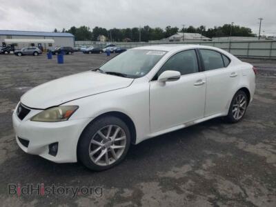 2012 Lexus IS 250, white — VIN JTHCF5C28C5056604, Copart