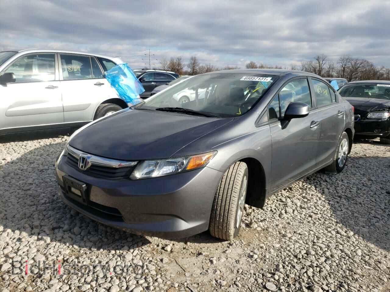 2012 HONDA CIVIC - VIN: 19XFB2F5XCE025373 - Фото 2