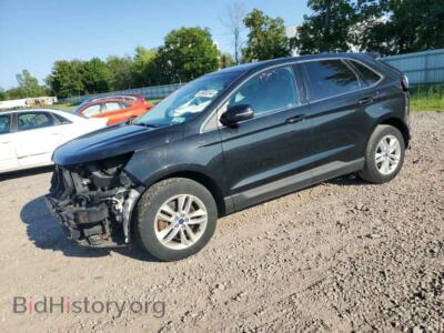 2015 Ford EDGE SEL, черный — VIN 2FMTK4J82FBC05132, Copart
