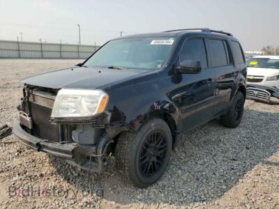 2013 Honda PILOT Exln, черный — VIN 5FNYF4H76DB085220, Copart