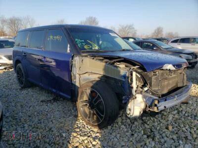 2014 Ford FLEX Flex SEL, blue — VIN 2FMGK5C82EBD08604, Copart