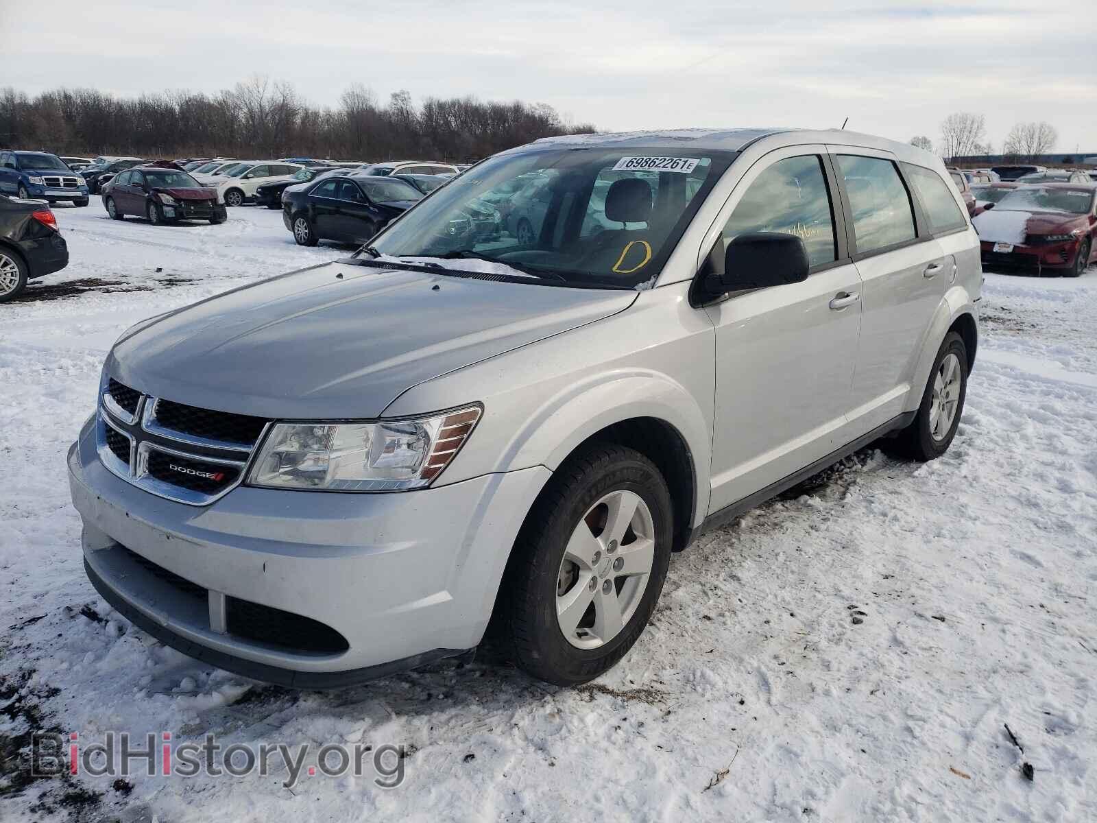 2013 DODGE JOURNEY - VIN: 3C4PDCAB8DT501182 - Фото 2