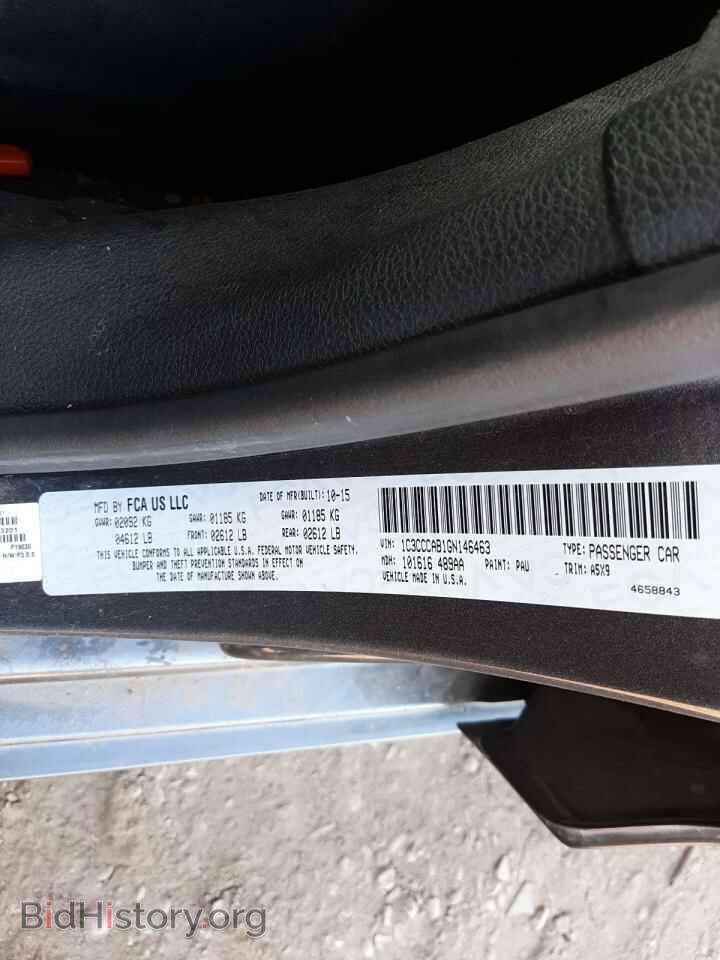 2016 CHRYSLER 200 - VIN: 1C3CCCAB1GN146463 - Фото 10