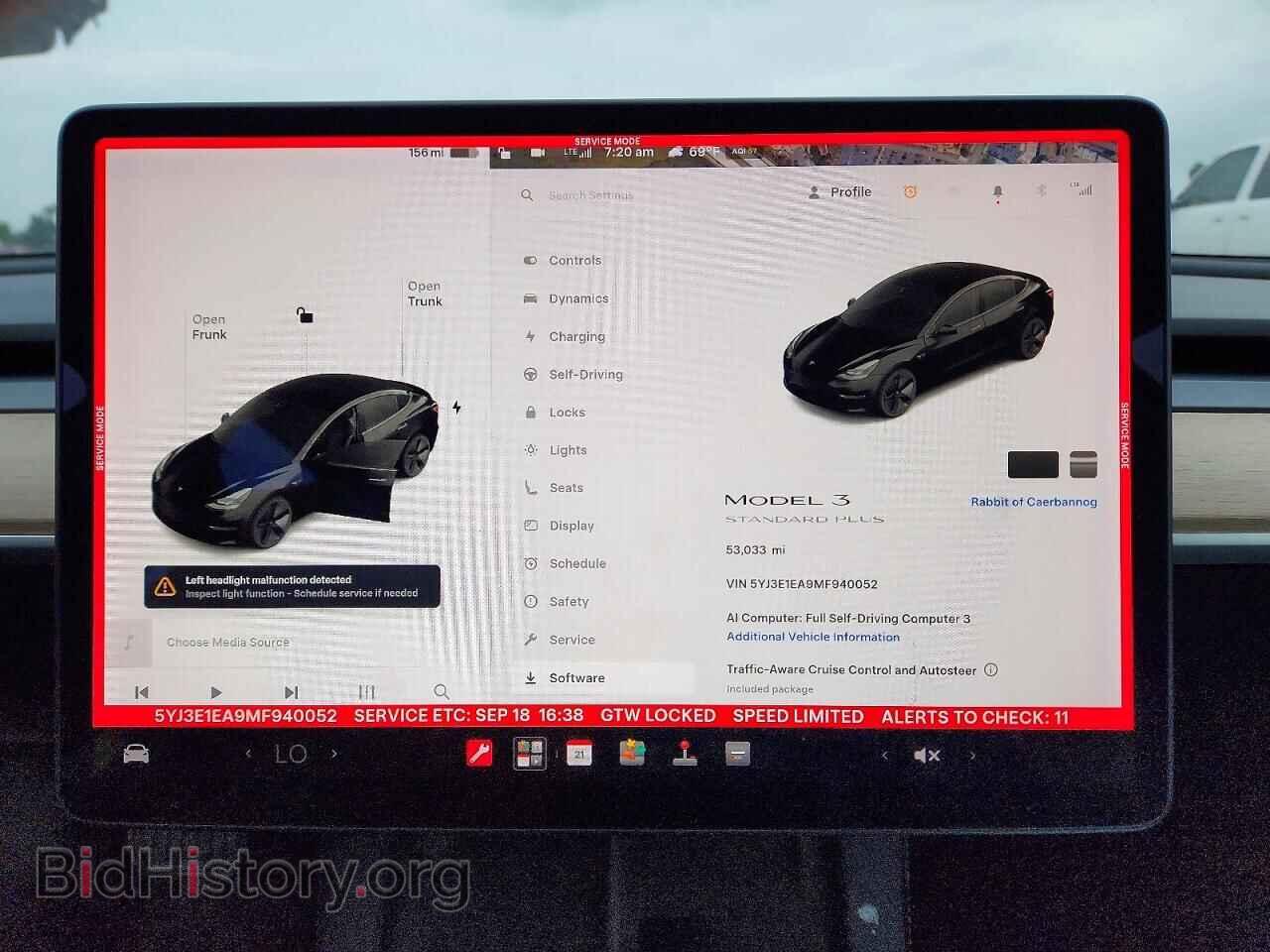 2021 TESLA MODEL 3 - VIN: 5YJ3E1EA9MF940052 - Photo 9