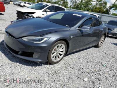 2016 Tesla MODEL S, серый — VIN 5YJSA1E1XGF166986, Copart