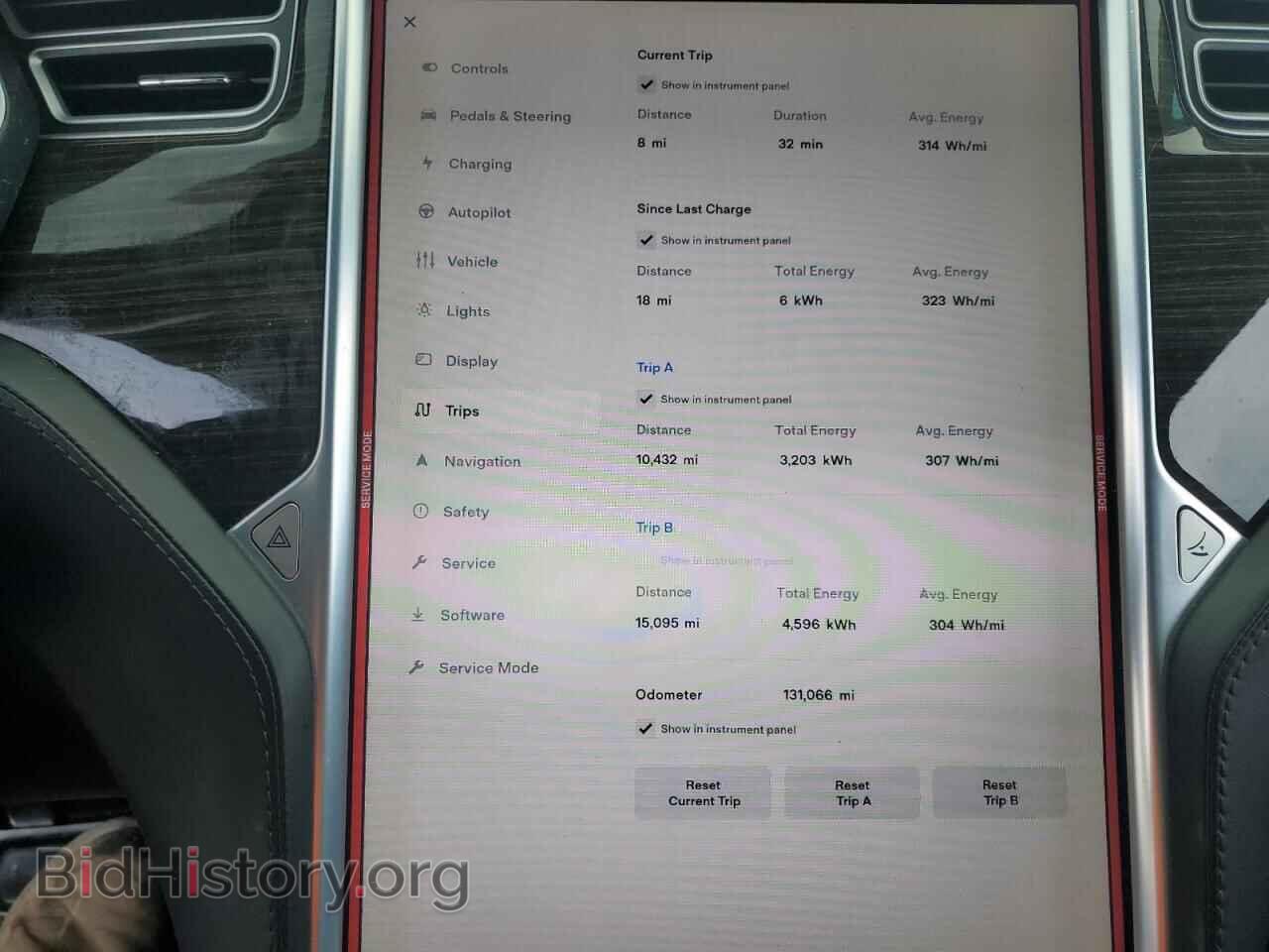 2016 TESLA MODEL S - VIN: 5YJSA1E1XGF166986 - Фото 9