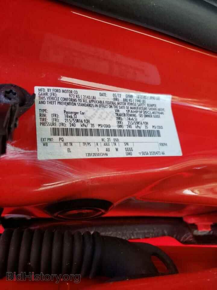 2012 FORD FOCUS - VIN: 1FAHP3F25CL407846 - Фото 10
