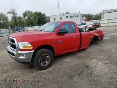 2012 Dodge RAM 2500 RAM 2500 S, красный — VIN 3C6LD5BT5CG127940, Copart