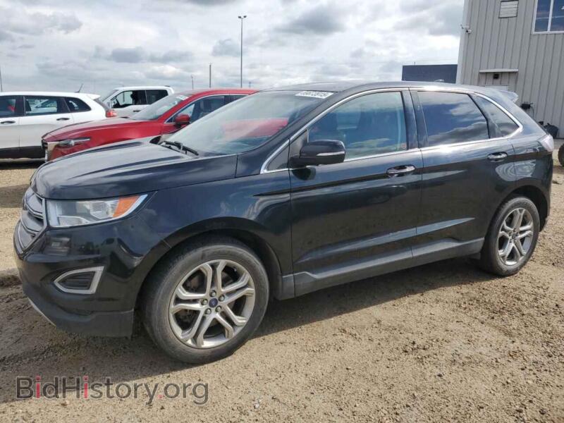 2015 Ford EDGE Titanium (VIN 2FMTK4K88FBB36574) — photo 1 of 13, Copart, damage: rear end