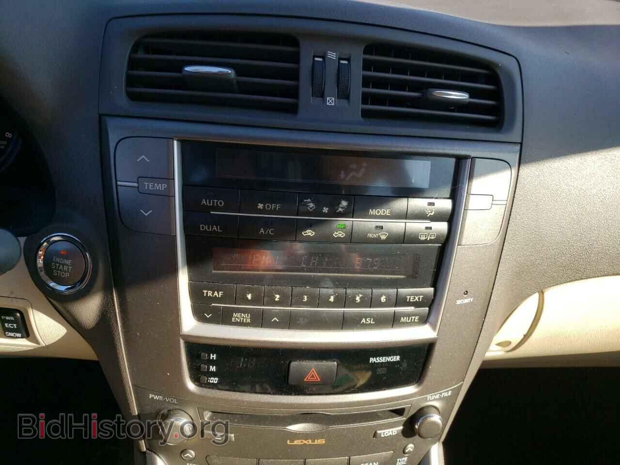 2010 LEXUS IS - VIN: JTHBF5C26A5109308 - Фото 9
