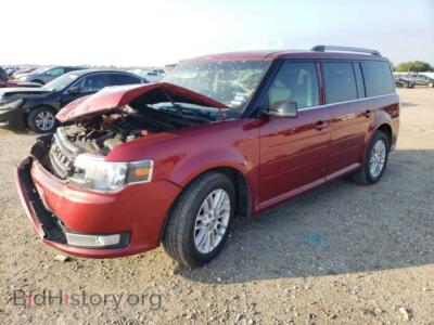 2013 Ford FLEX Flex SEL, красный — VIN 2FMGK5C8XDBD21275, Copart