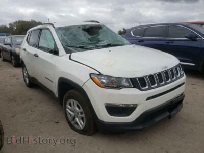 2017 Jeep COMPASS Compass SP, white — VIN 3C4NJCAB5HT668430, Copart