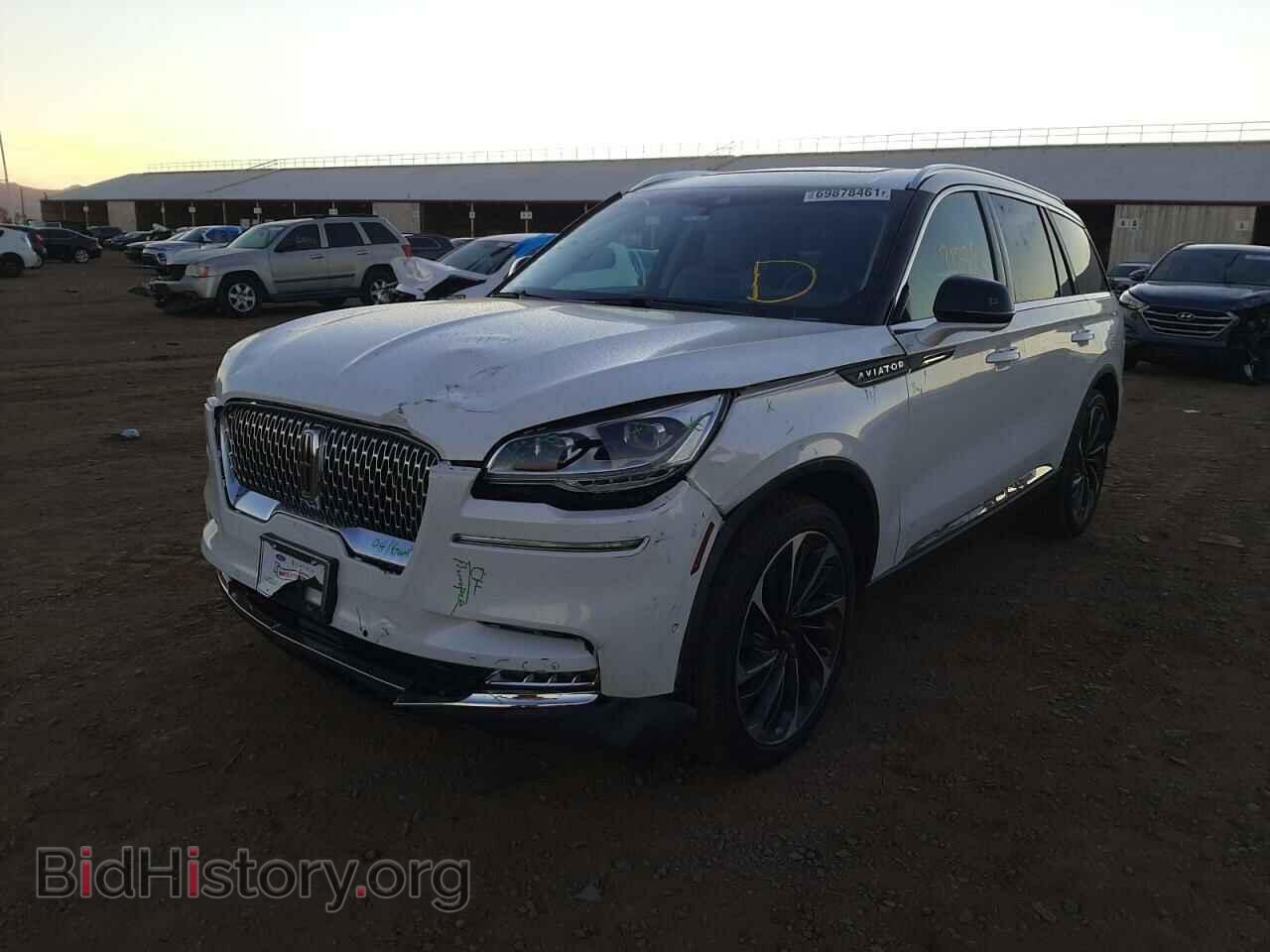 2021 LINCOLN AVIATOR - VIN: 5LM5J7XC3MGL17546 - Фото 2
