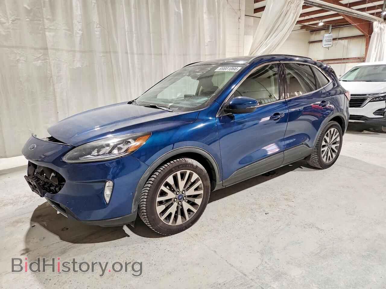 2020 Ford ESCAPE Titanium (VIN 1FMCU9DZXLUB12571) — фото 1 из 16, Copart, повреждение: передняя часть