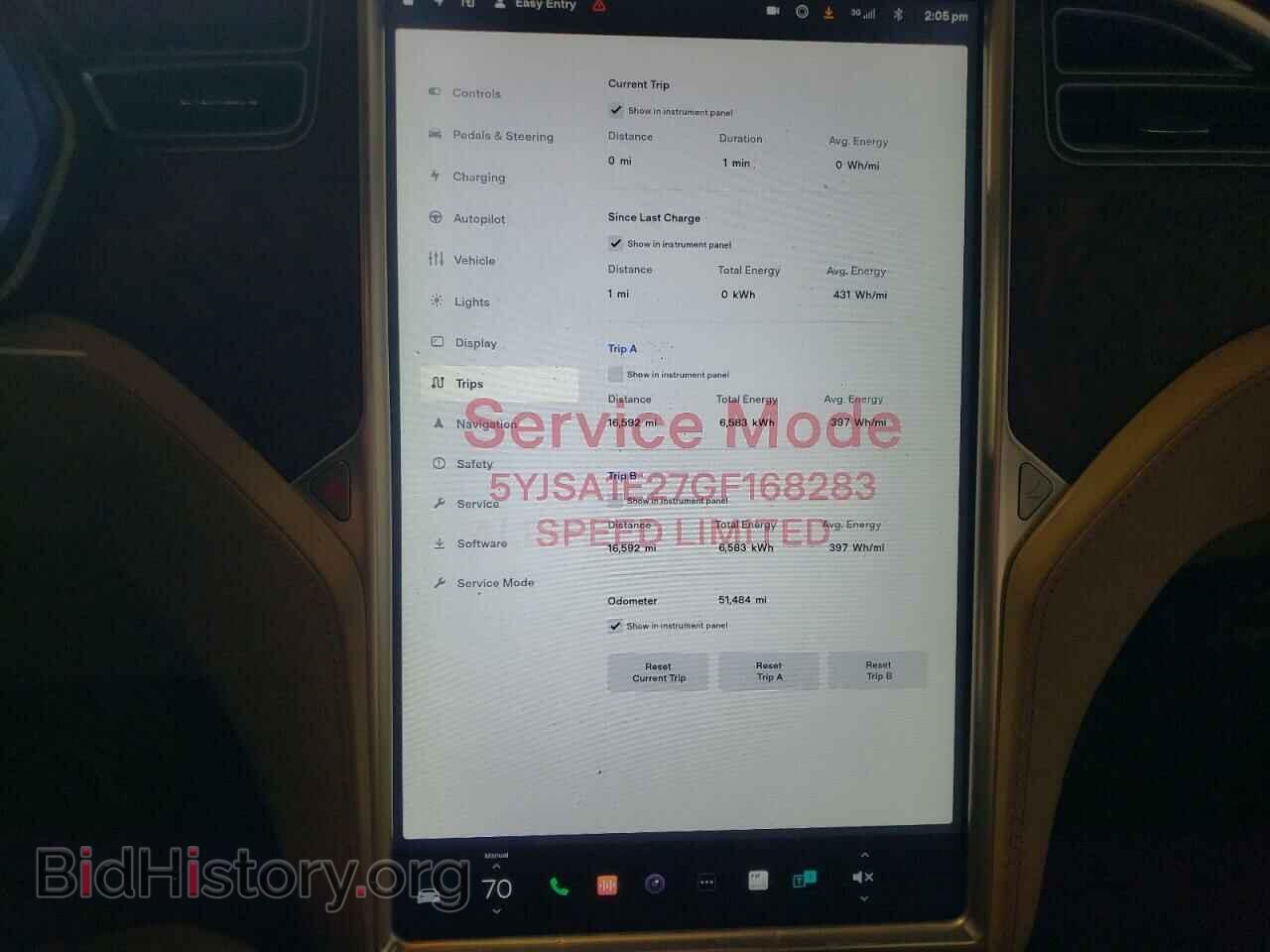 2016 TESLA MODEL S - VIN: 5YJSA1E27GF168283 - Photo 9