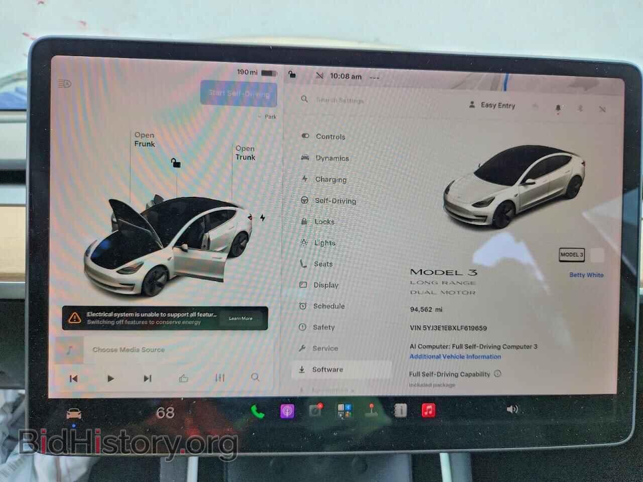 2020 TESLA MODEL 3 - VIN: 5YJ3E1EBXLF619659 - Фото 9