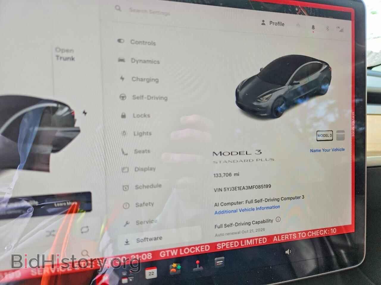 2021 TESLA MODEL 3 - VIN: 5YJ3E1EA3MF085199 - Photo 9