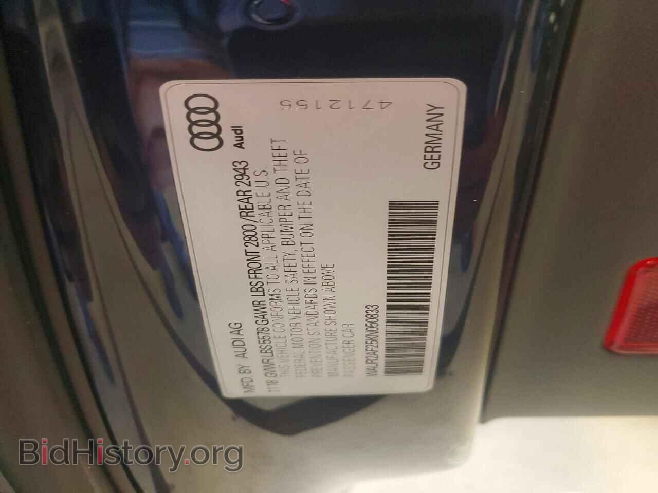 2019 AUDI A7 - VIN: WAUR2AF25KN050833 - Photo 12