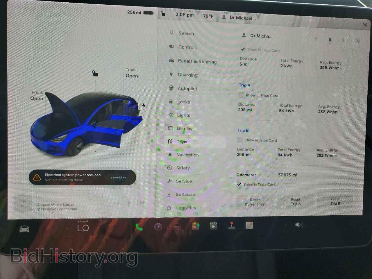 2022 TESLA MODEL 3 - VIN: 5YJ3E1EA7NF190068 - Фото 9