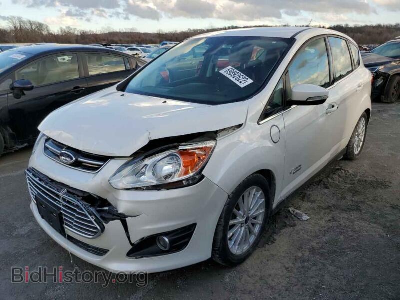 2015 Ford CMAX C-Max Prem (VIN 1FADP5CU8FL110056) — photo 1 of 13, Copart, damage: front end