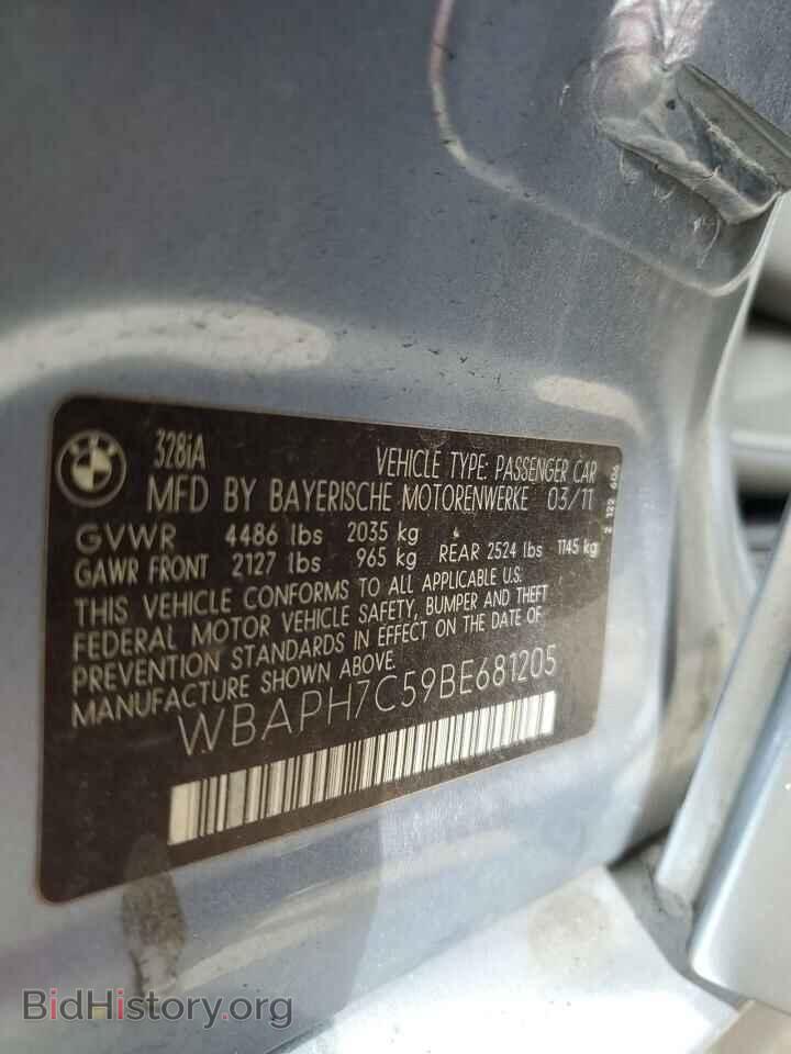 2011 BMW 3 SERIES - VIN: WBAPH7C59BE681205 - Фото 12