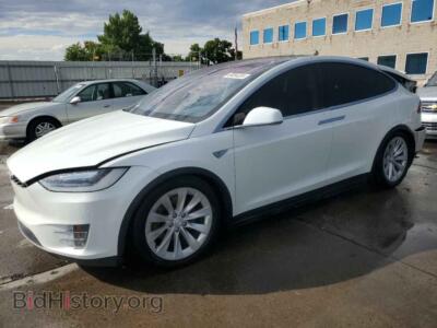 2016 Tesla MODEL X, white — VIN 5YJXCBE20GF005299, Copart