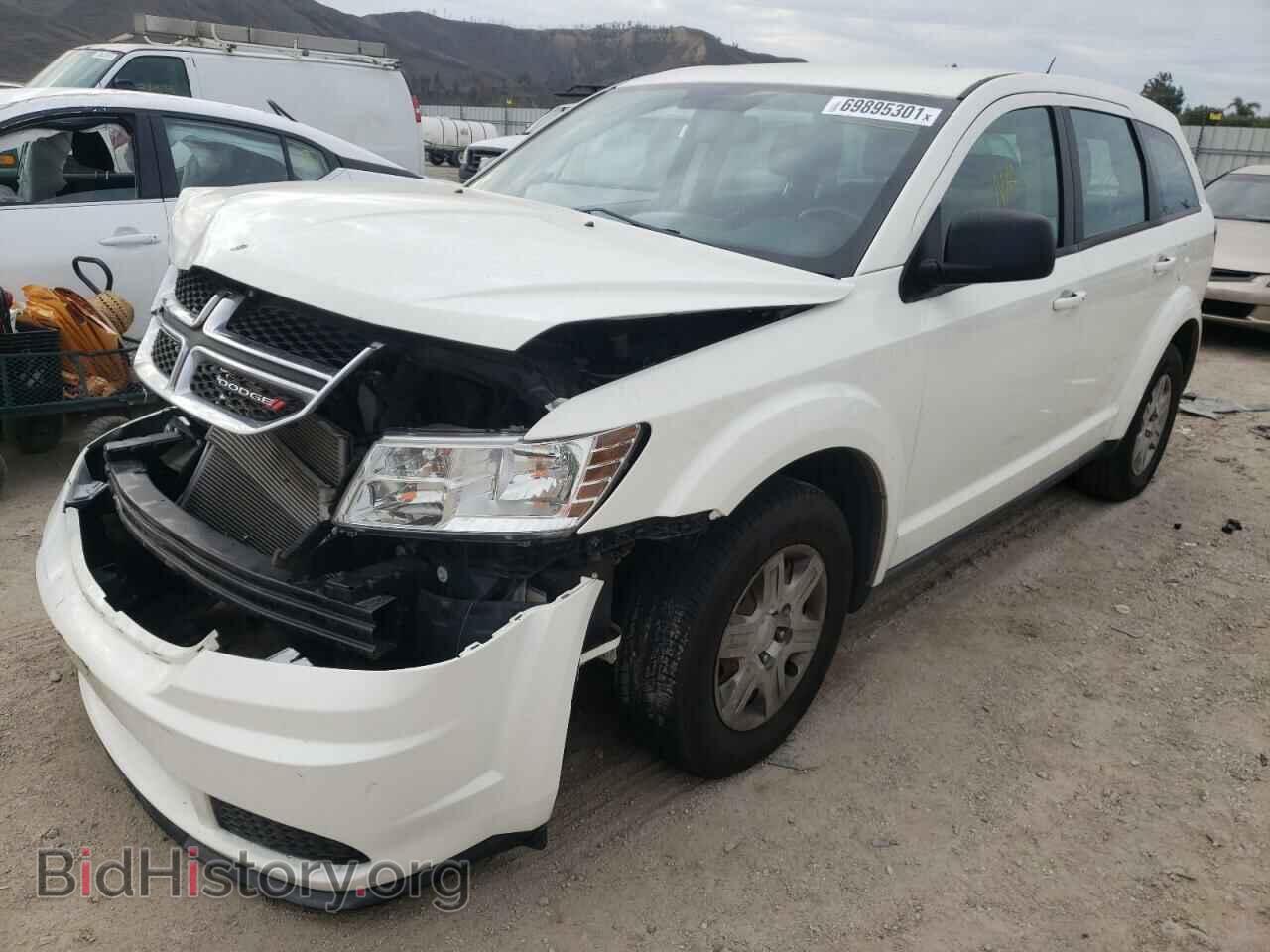 2012 DODGE JOURNEY - VIN: 3C4PDCAB0CT324495 - Фото 2