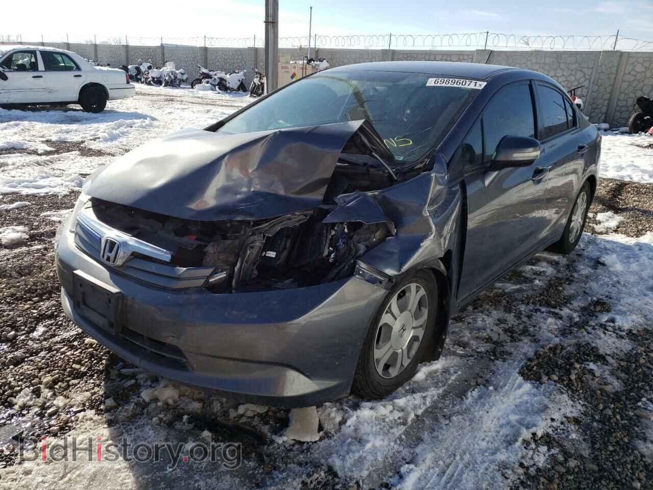 2012 HONDA CIVIC - VIN: JHMFB4F36CS006681 - Фото 2